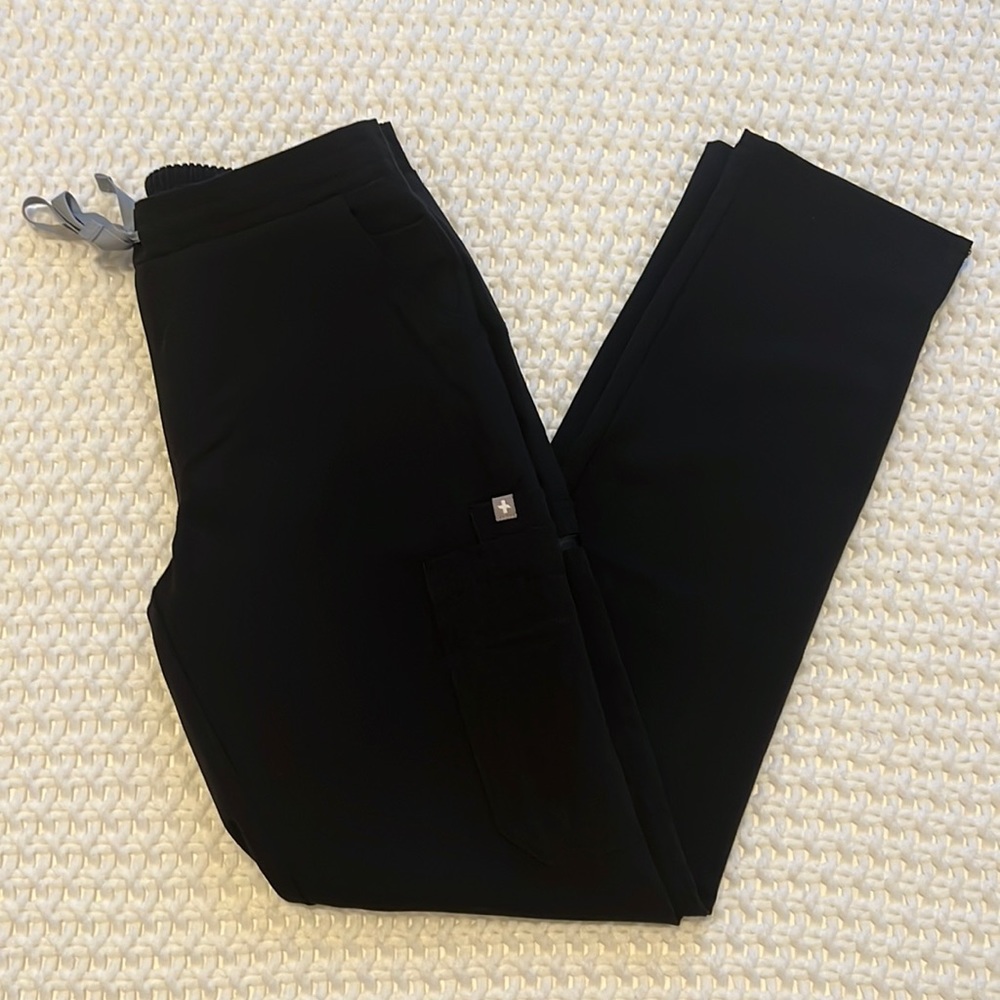 Black Yola Skinny Scrub Pants FIGS